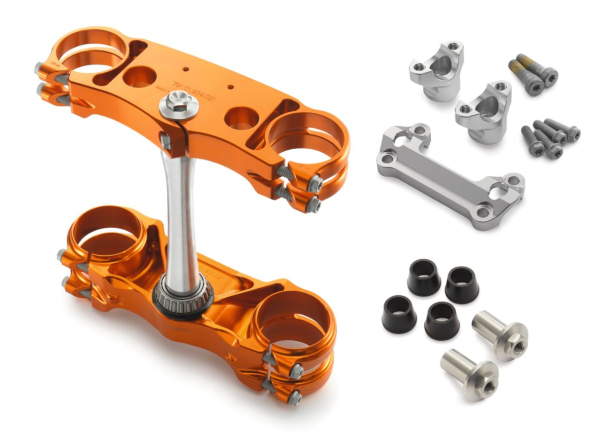 Factory Racing triple clamp kit