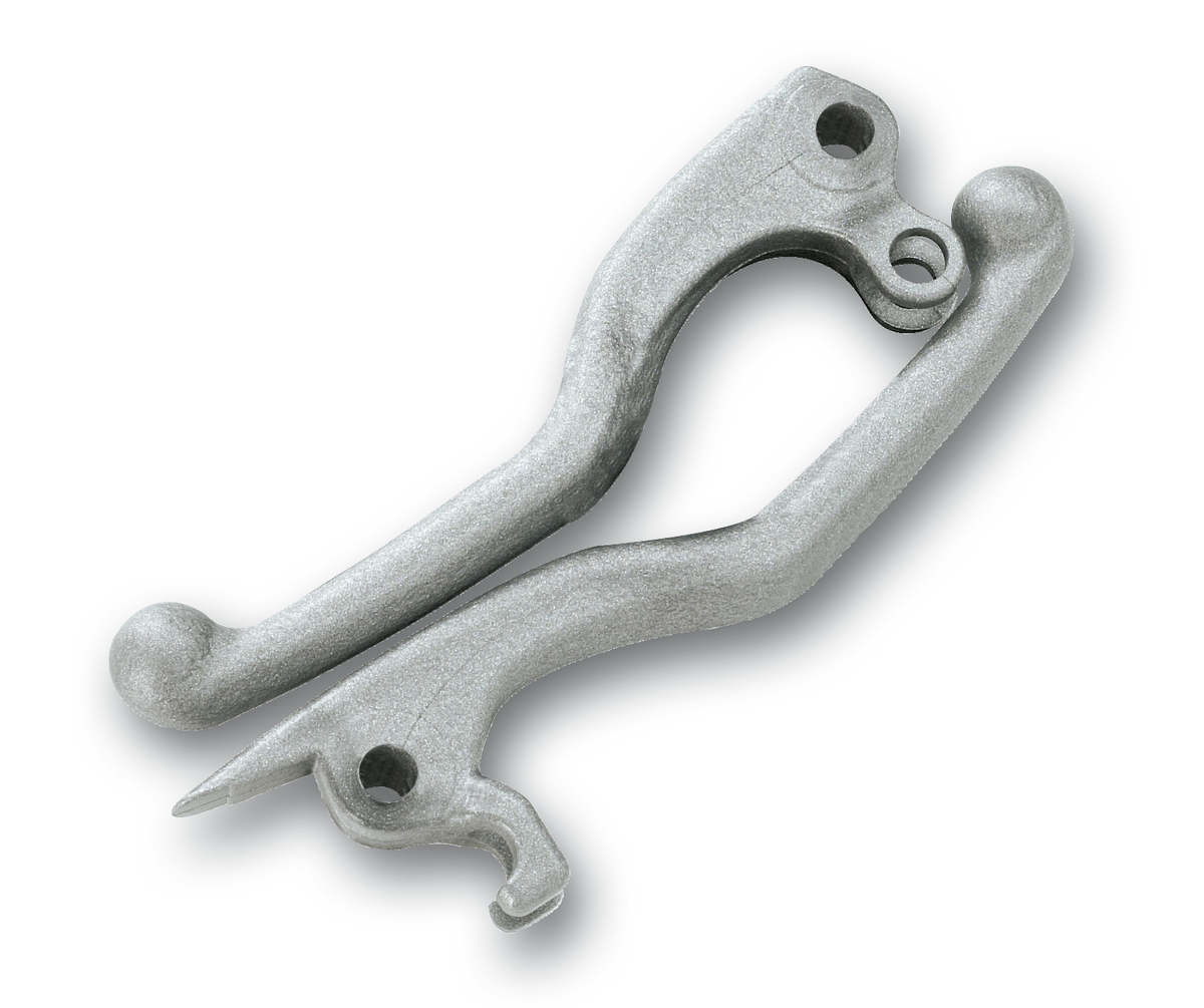 Clutch lever and brake lever set
