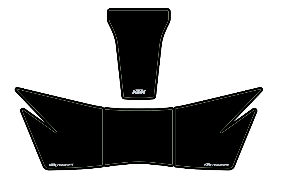 Fuel tank protection sticker kit