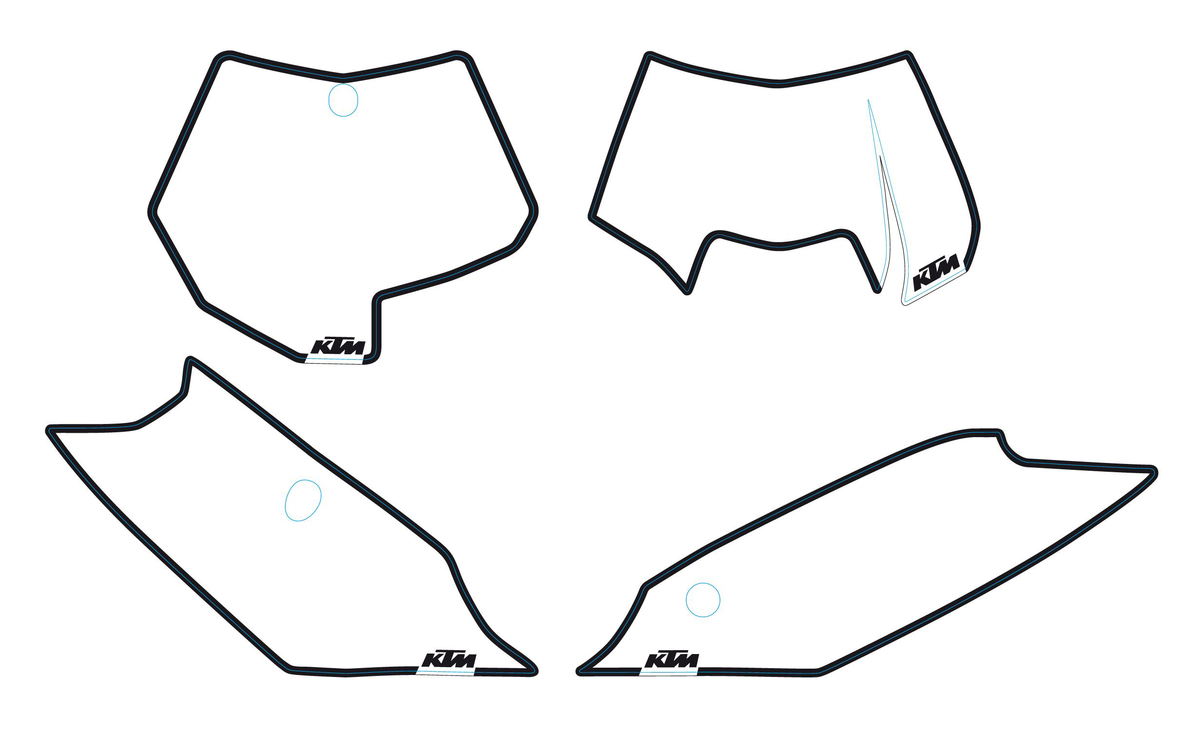 Start number backgrounds