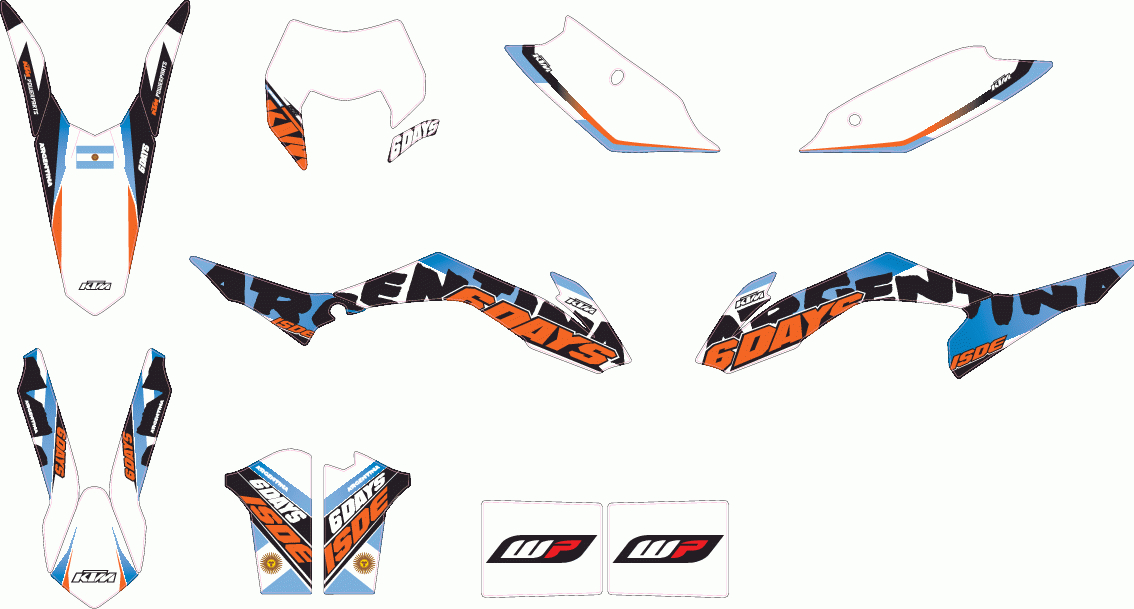 Argentina Six Days graphics kit