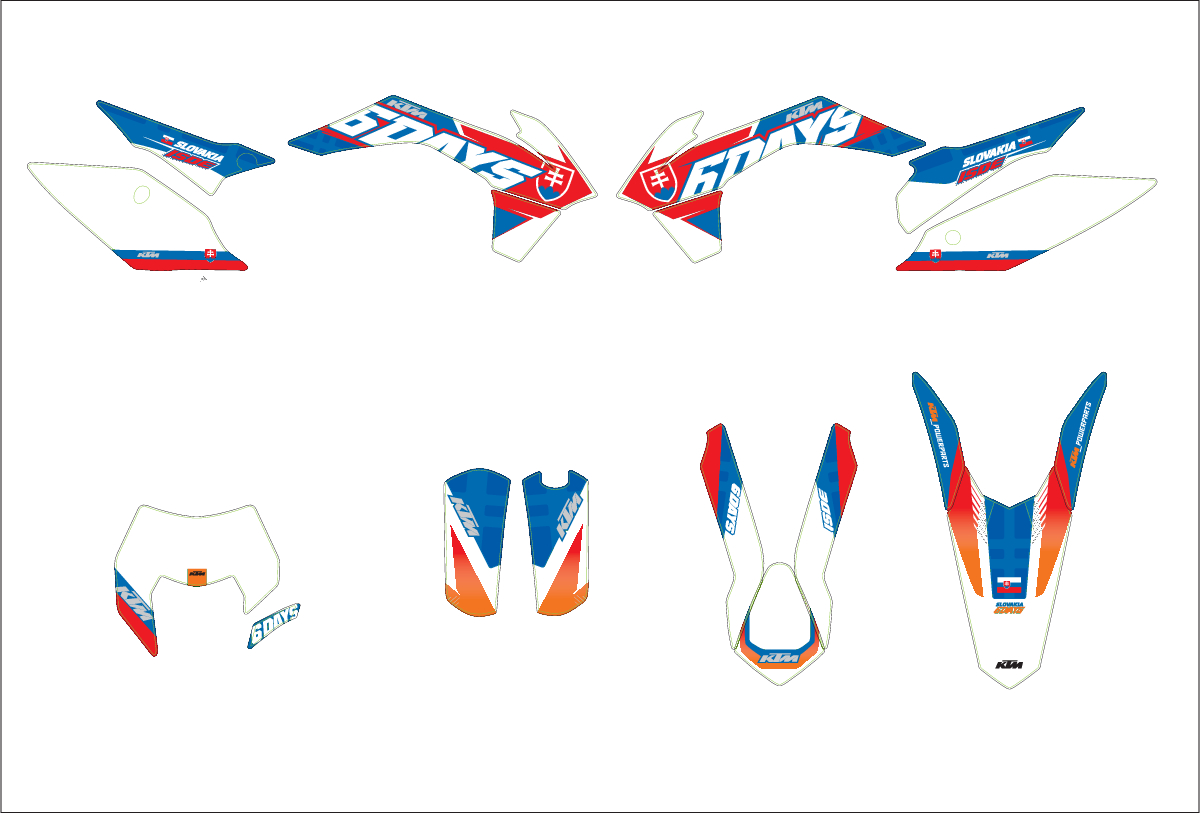 Slovakia Six Days graphics kit