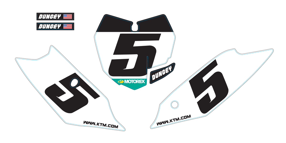 Dungey start number kit