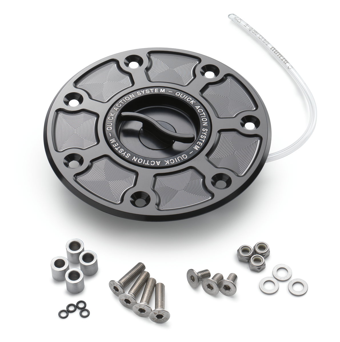 Fuel tank quick lock