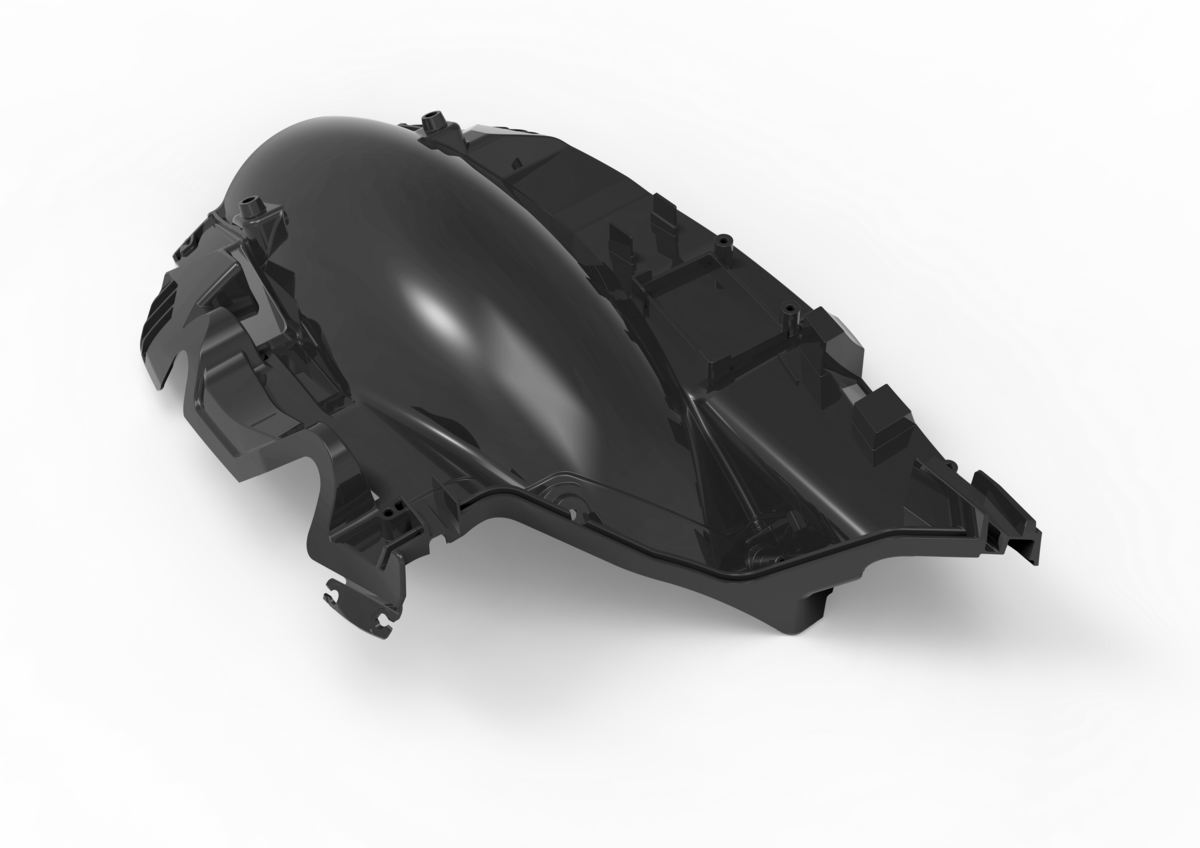 Lower section of the air filter